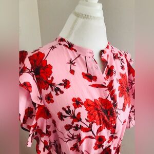 ZARA Linen Midi Dress